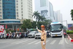Hà Nội: Phân luồng giao thông phục vụ Đại hội Công đoàn Việt Nam lần thứ XIV