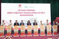 Bệnh viện Nhi Trung ương cơ sở 2 chính thức đi vào hoạt động
