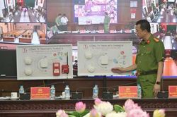 Công an Hà Nội ra mắt thiết bị báo cháy không dây ứng dụng công nghệ AI