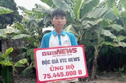 Hơn 75 triệu đồng bạn đọc chung tay giúp nam sinh mồ côi cả cha lẫn mẹ