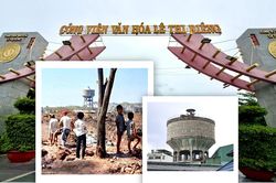 Đi tìm tháp nước xuất hiện trong bức ảnh quy tập hài cốt liệt sĩ năm 1968