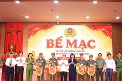 Sôi nổi hội thi 'Lực lượng tham gia bảo vệ an ninh, trật tự ở cơ sở giỏi'