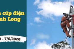 Lịch cúp điện Vĩnh Long từ ngày 1 – 7/6/2026: Cúp điện 10 tiếng/ngày hàng loạt khu dân cư để sửa chữa