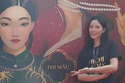 Hoa hậu Kỳ Duyên hóa 'Thị Mầu' quay phim ở Bắc Ninh