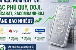 Giá bạc hôm nay 1/6: Bạc Phú Quý, Doji, Ancarat, Sacombank-SBJ tăng bao nhiêu?