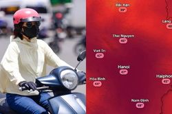 Dự báo Hà Nội có thể vượt ngưỡng cảm nhận 45 độ C trong ngày 3/6