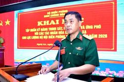 Tăng cường kỹ năng phát hiện, ứng phó với các tác nhân hóa chất độc, phóng xạ cho Bộ đội Biên phòng