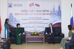 Những cơ hội học tập rộng mở của học sinh Trường chuyên Hà Nội-Amsterdam tại Liên bang Nga
