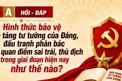 [Hỏi-đáp] Hình thức bảo vệ nền tảng tư tưởng của Đảng, đấu tranh phản bác các quan điểm sai trái, thù địch trong giai đoạn hiện nay như thế nào?