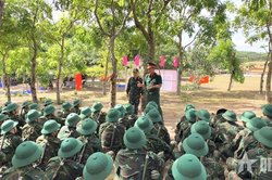 Cán bộ, chiến sĩ Sư đoàn 2 bồi đắp bản lĩnh chính trị, ý chí quyết tâm