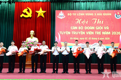 Vùng 3 Hải quân khai mạc Hội thi cán bộ Đoàn giỏi, tuyên truyền viên trẻ
