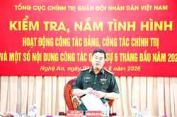 Tổng cục Chính trị kiểm tra hoạt động CTĐ, CTCT và một số nội dung công tác quân sự tại Lữ đoàn Công binh 414 (Quân khu 4)