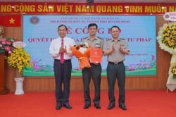 Đồng chí Trần Đình Hoàng giữ chức Phó Trưởng Thi hành án dân sự TPHCM
