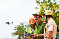 Công an Hà Nội thử nghiệm 'mắt thần' UAV tích hợp AI