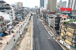 Vành đai 1 Hà Nội trải nhựa đen bóng, tăng tốc thi công 2 cầu vượt