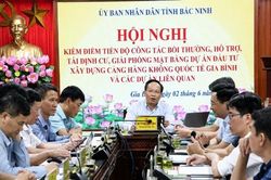 Tập trung các giải pháp đẩy nhanh tiến độ dự án Cảng hàng không quốc tế Gia Bình và dự án liên quan