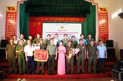 X&atilde; Sơn Hải gi&agrave;nh giải A hội thi lực lượng an ninh, trật tự cơ sở giỏi