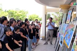 Sôi nổi workshop mỹ thuật dành cho người yêu hội họa
