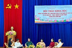 Hội thảo khoa học cấp bộ về nâng cao năng lực lãnh đạo của bí thư đảng ủy cấp xã ở Tây Nguyên