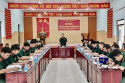 Cụm thi đua số 3, Bộ Chỉ huy Quân sự tỉnh sơ kết phong trào thi đua Quyết thắng 6 tháng đầu năm 2026