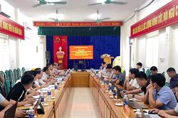 Sở Xây dựng làm việc về phương án lập quy hoạch chung với 7 xã