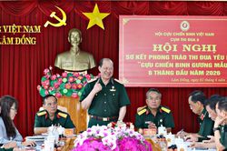 Cựu chiến binh Cụm thi đua số 6 phát huy vai trò gương mẫu