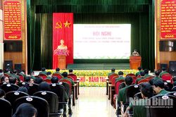Bộ Chỉ huy Qu&acirc;n sự tỉnh học tập c&aacute;c chuy&ecirc;n đề phổ biến gi&aacute;o dục ph&aacute;p luật