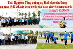 Thái Nguyên: Tăng cường sự lãnh đạo của Đảng trong quản lý đô thị, xây dựng đô thị văn minh
