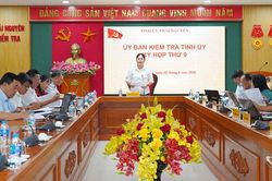 Ủy ban Kiểm tra Tỉnh ủy Thái Nguyên xem xét, quyết định kỷ luật đảng viên