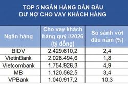 Ngân hàng tăng tốc tái cơ cấu danh mục, dòng tín dụng rẽ hướng khi room bị siết