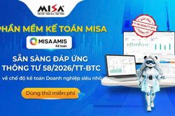 Phần mềm kế toán MISA sẵn sàng đáp ứng chế độ kế toán doanh nghiệp siêu nhỏ