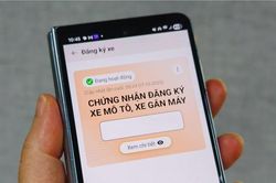 Nhận chứng nhận đăng ký xe điện tử qua VNeID, VNeTraffic