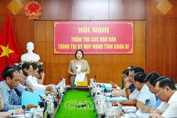 Thẩm tra 7 dự thảo nghị quyết trình Kỳ họp HĐND tỉnh khóa XI