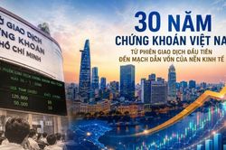 30 năm chứng khoán Việt Nam: Từ phiên giao dịch đầu tiên đến mạch dẫn vốn của nền kinh tế