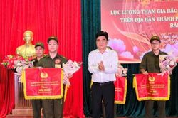 Đội thi xã Hương Sơn giành giải Nhất hội thi bảo vệ an ninh trật tự ở cơ sở bảng số 4