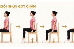 Hướng dẫn 4 bài tập nhún gót chân giúp tăng tuần hoàn máu, giảm tê chân