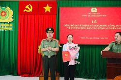 Tuyển dụng vợ liệt sĩ C&ocirc;ng an v&agrave;o lực lượng C&ocirc;ng an nh&acirc;n d&acirc;n