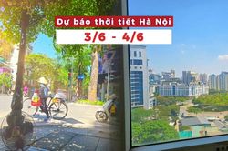 Dự báo thời tiết Hà Nội ( 3 - 4/6): Mây thay đổi, trời nóng oi kéo dài, đêm có thể xuất hiện mưa dông