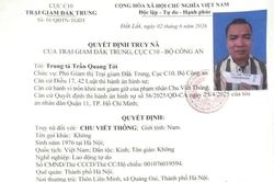 Truy n&atilde; phạm nh&acirc;n bỏ trốn khỏi bệnh viện v&ugrave;ng T&acirc;y Nguy&ecirc;n