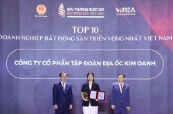 Kim Oanh Group lập 'cú đúp' tại Giải thưởng quốc gia Bất động sản 2026
