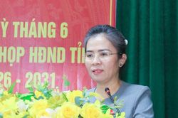Đồng chí Võ Thị Minh Sinh tiếp xúc cử tri và dự sinh hoạt chi bộ tại phường Vinh Phú