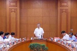 Tổng B&iacute; thư, Chủ tịch nước chủ tr&igrave; cuộc l&agrave;m việc về Đề &aacute;n X&acirc;y dựng x&atilde; hội trật tự, kỷ cương
