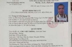 Truy nã phạm nhân bỏ trốn khi đang điều trị tại bệnh viện