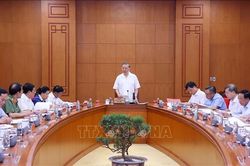 Tổng Bí thư, Chủ tịch nước Tô Lâm chủ trì cuộc làm việc về Đề án 'Xây dựng xã hội trật tự, kỷ cương, an toàn, lành mạnh, văn minh, hài hòa, phát triển'