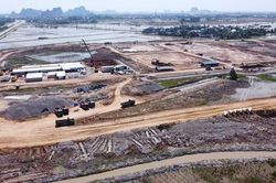 Ráo riết thi công khu công nghiệp gần 3.000 tỷ đồng ở Thanh Hóa