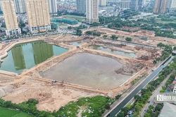 Tiến độ các hồ chống ngập ở Hà Nội trước mùa mưa