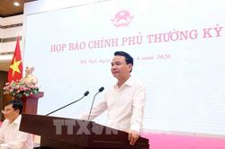 Họp báo Chính phủ: Kinh tế 5 tháng duy trì đà tăng trưởng tích cực