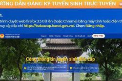 H&agrave; Nội: Thử nghiệm đăng k&yacute; tuyển sinh trực tuyến lớp 1, lớp 6 trong 3 ng&agrave;y