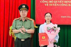 Tuyển vợ Thiếu tá hy sinh khi làm nhiệm vụ vào lực lượng Công an tỉnh Khánh Hòa