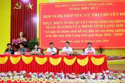 Tổ đại biểu số 3 HĐND tỉnh tiếp xúc cử tri tại xã Công Sơn